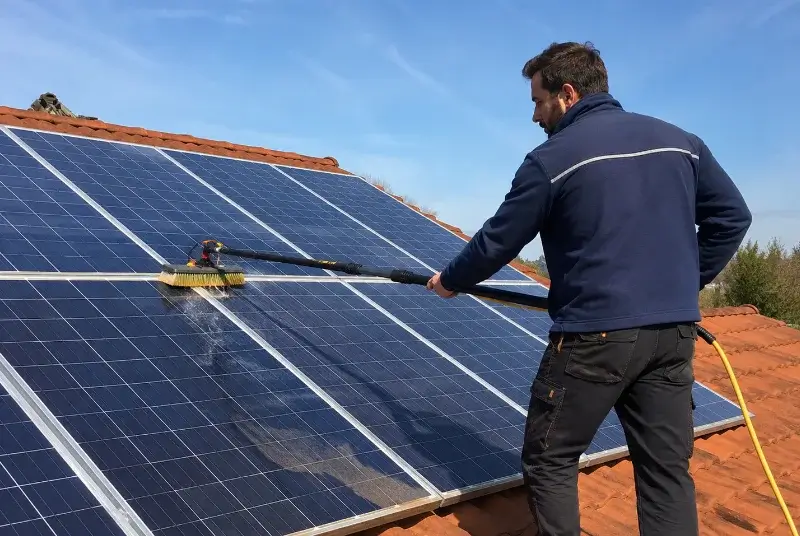 Nettoyage et entretien de panneaux solaires à Viane